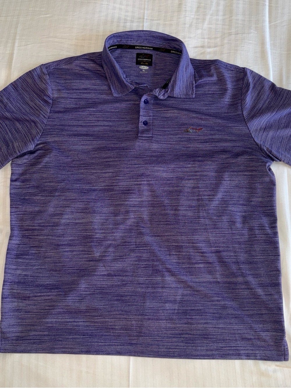 Men's Greg Norman / Hazy Purple /Polo Golf / Ultra Soft Play Dry / Size XL